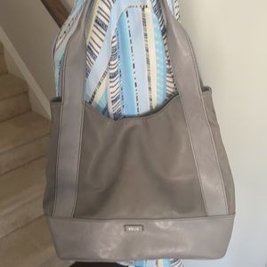 Relic Faux Leather Gray Shoulder bag